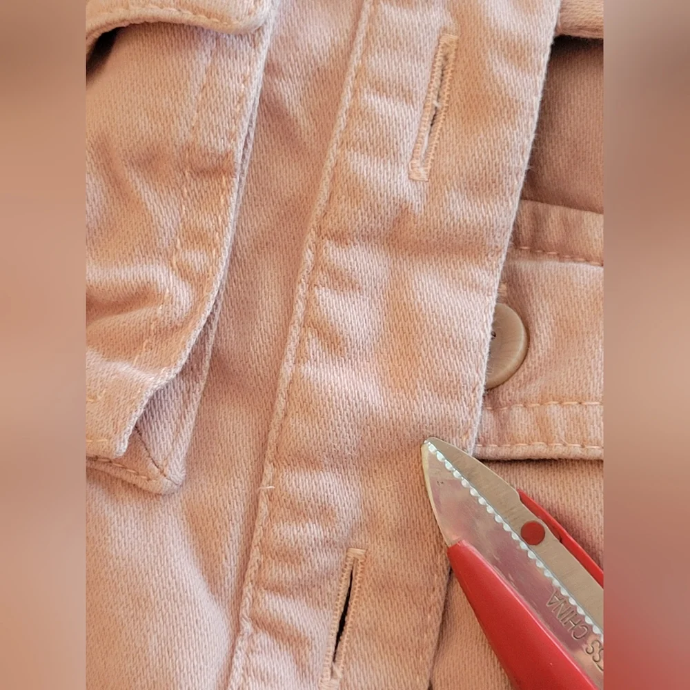 Gap Kids Size 5 Button Front Mauve Jacket - Picture 10 of 11
